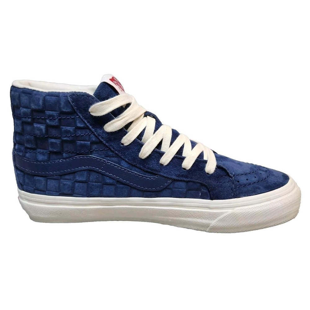 Vans Vault Mens 6 Blue OG SK8 Hi Gore Tex GTX Checker Premium Skater 500383